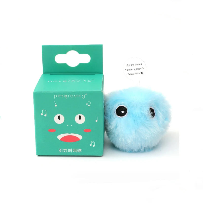 "Purrfect Play! Smart Catnip Squeaky Ball – Fun Interactive Toy for Kittens and Cats"