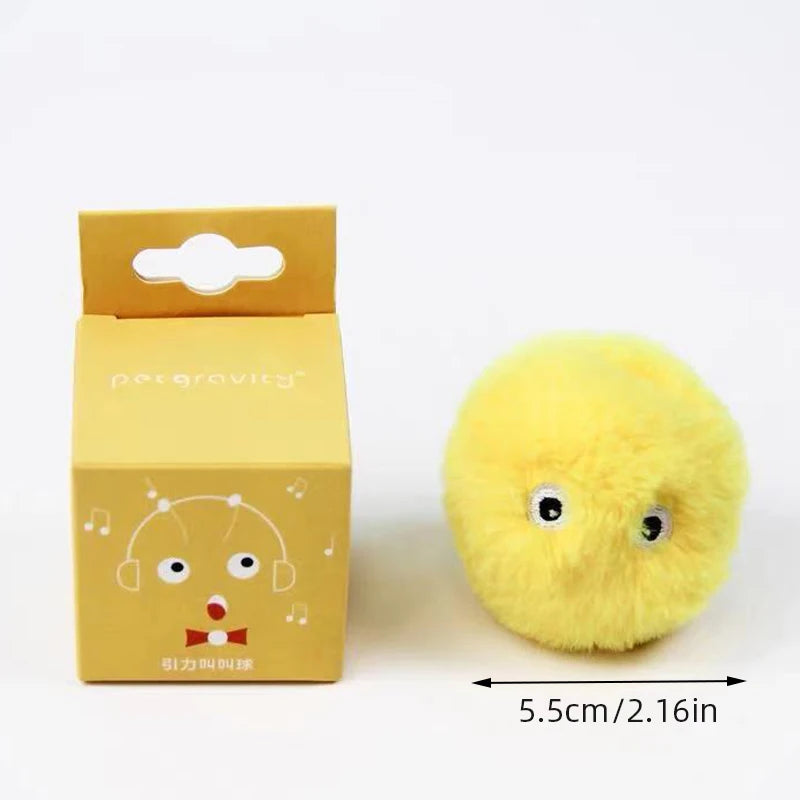 "Purrfect Play! Smart Catnip Squeaky Ball – Fun Interactive Toy for Kittens and Cats"
