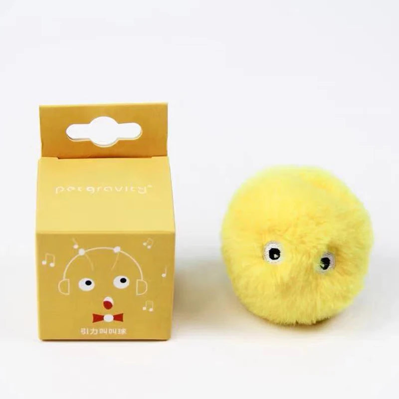 "Purrfect Play! Smart Catnip Squeaky Ball – Fun Interactive Toy for Kittens and Cats"