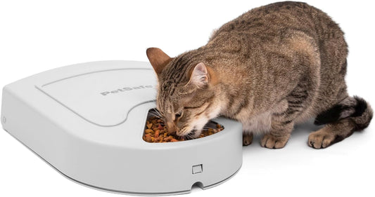 "Eatwell 5 Meal Automatic Pet Feeder – Ideal for Cats & Dogs"