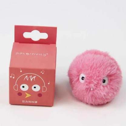 "Purrfect Play! Smart Catnip Squeaky Ball – Fun Interactive Toy for Kittens and Cats"