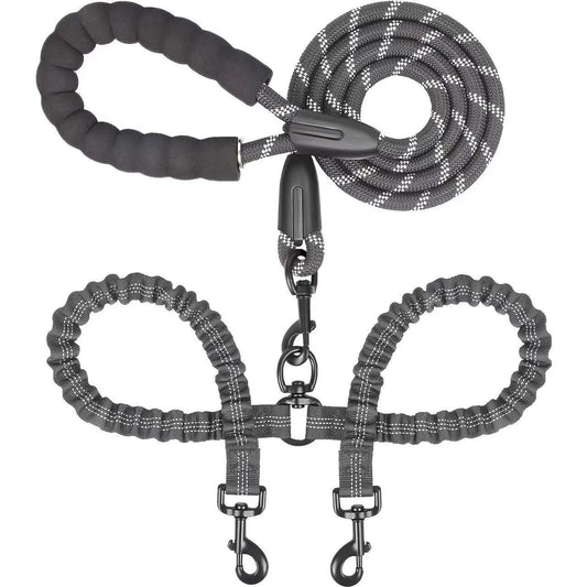 Dual Dog Retractable Leash 